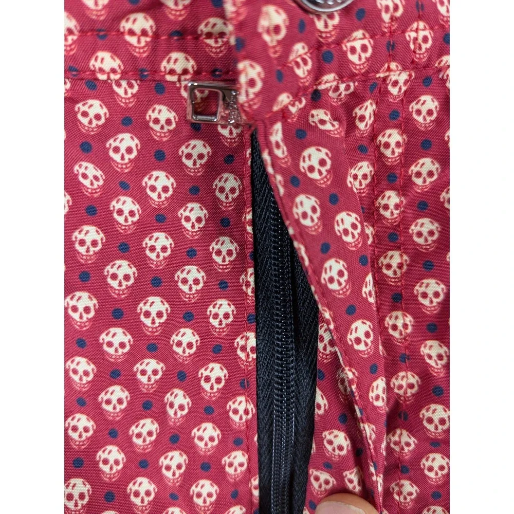 NWOT Alexander McQueen Skull Print‎ Swim Trunks Mens L Red Made in Italy Shorts